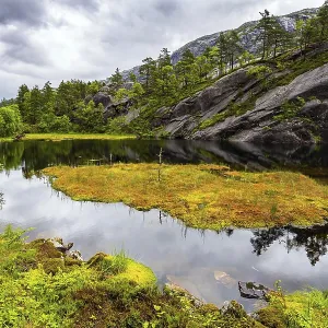 Scenic landscape in Western Norway