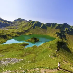Schrecksee and Allgaeu Alps, Bad Hindelang Schrecksee and Allgaeu Alps, Bad Hindelang