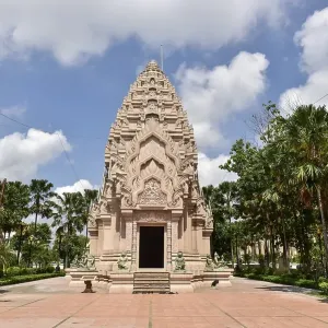 Schrein der Stadtsaeule, Buriram, Thailand, Asia Schrein der Stadtsaeule, Buriram, Thailand, Asia