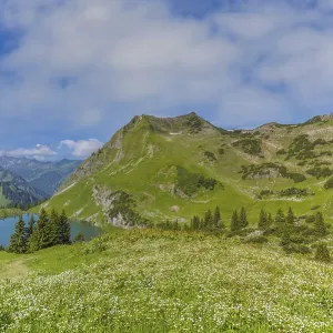 Seealpsee and Seekoepfle, 1919m Seealpsee and Seekoepfle, 1919m