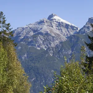 Serles Mountain Print, Stubai Valley, Tyrol, Austria