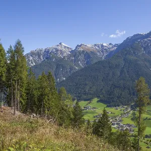 Serles Mountain Print, Stubai Valley, Tyrol, Austria