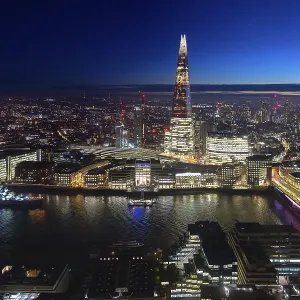 The Shard, pyramid-shaped skyscraper