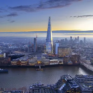 The Shard, pyramid-shaped skyscraper