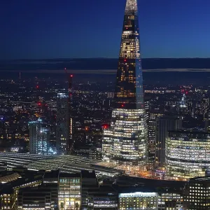 The Shard, pyramid-shaped skyscraper
