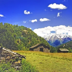 Shelter, summer, Alpine foothills