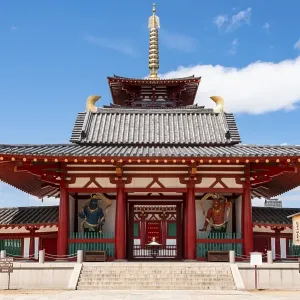 Shitennoji, Buddhist temple, Osaka, Japan, Asia Shitennoji, Buddhist temple, Osaka, Japan, Asia