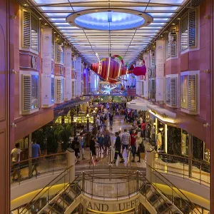 Shopping mall cruise ship MS Color Fantasy