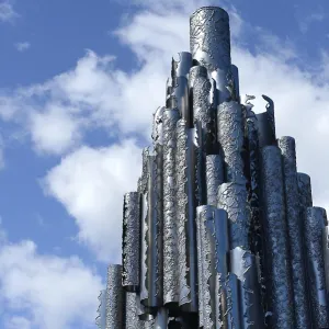 Sibelius Monument, Jean, Helsinki, Finland, Europe Sibelius Monument, Jean, Helsinki, Finland, Europe