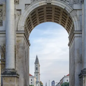 The Siegestor (Victory Gate) in Munich