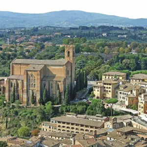 Siena, Basilica of San Domenico Print
