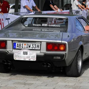 Silver Ferrari 308 GT4 classic car Silver Ferrari 308 GT4 classic car