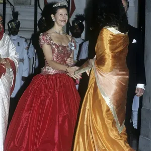 Silvia pa Statsbesok i Indien 11-16 Oktober 1993 Queen Silvia of Sweden<br> Silvia p? Statsbes Silvia pa Statsbesok i Indien 11-16 Oktober 1993 Queen Silvia of Sweden<br> Silvia p? Statsbes