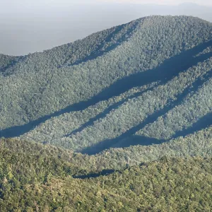 The simple layers of the Smokies at sunset - Smoky Mountain Nat