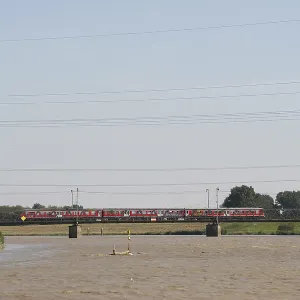 Single-track Railway Bridge Print, Leer, Germany