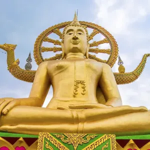 Sitting Buddha at Wat Phra Yai