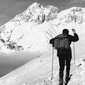 Ski tour from the Dr.-Heinrich-Hackel-Huette