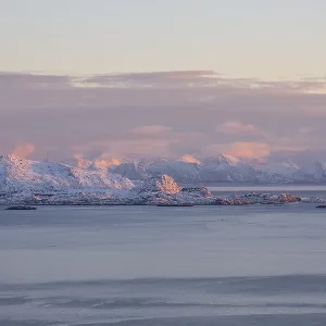 Skrova island in the Vestfjord