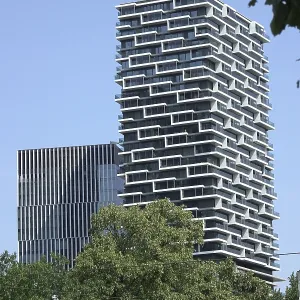 Skyscraper in Frankfurt Skyscraper in Frankfurt