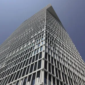 Skyscraper in Frankfurt Skyscraper in Frankfurt