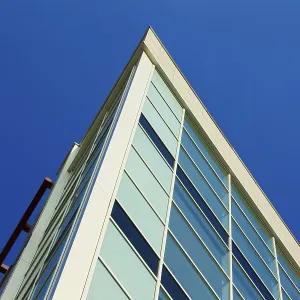 Skyscraper looking in the sky