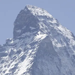 Top of a snow-capped mountain Matterhorn Top of a snow-capped mountain Matterhorn