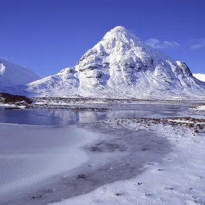 Glencoe Winter Landscape Print, Scottish Highlands