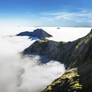 Snowdon Massif from a drone, Snowdon Range