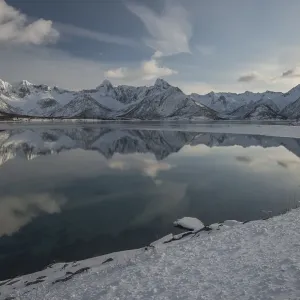 Snowy Mountains Reflected Print Snowy Mountains Reflected Print