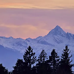 Snowy Ritzlihorn in evening light Snowy Ritzlihorn in evening light