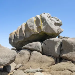 Spectacular pink granite rocks Spectacular pink granite rocks
