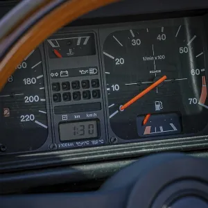 Vintage VW Golf Speedometer Print, Gechingen, Germany