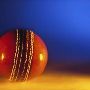 Sport, Cricket Ball Print (Close-Up) Sport, Cricket Ball Print (Close-Up)
