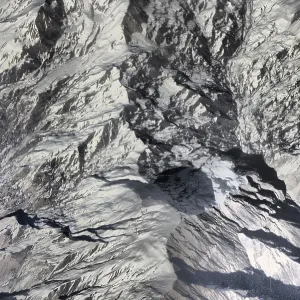 Spurs of Himalayas (before Himalayas) in middle of spring 1