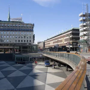 Square, in front of Kulturhuset Square, in front of Kulturhuset