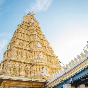 Sri Chamundeshwari Temple in Mysore, India, Asia