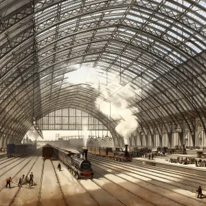 St Pancras railway station, a central London railway terminus located on Euston Road in the London Borough of Camden St Pancras railway station, a central London railway terminus located on Euston Road in the London Borough of Camden