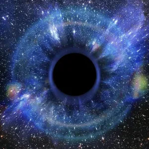 Stars are collapsing in a deep black hole Stars are collapsing in a deep black hole
