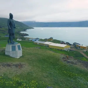 Statue of Eric the Red, the, Narsarsuaq, Greenland Statue of Eric the Red, the, Narsarsuaq, Greenland