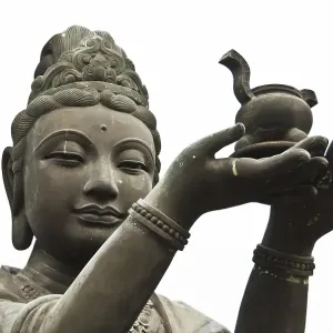 Statue on Lantau Island, Hongkong, China, Asia