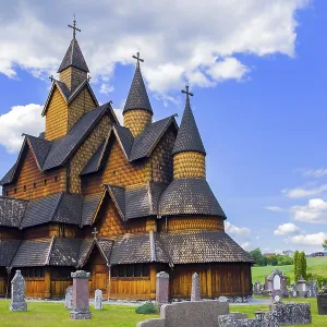 The Stave Church in Heddal was built 800 years ago The Stave Church in Heddal was built 800 years ago