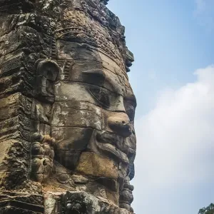 Stone face, Bodhisattva Lokeshvara