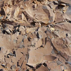 Stone mountain rocks texture in La Palma at Canary islands