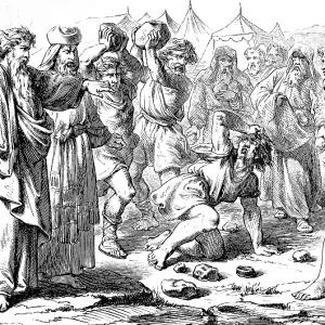 Stoning of the Blasphemer, Print 1877