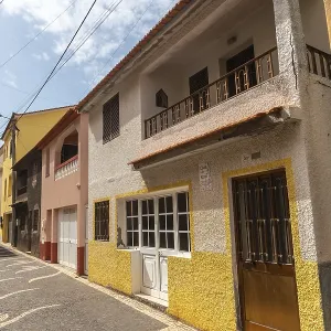 Streets inside the town of Paul do Mar in summer in eastern Madeira