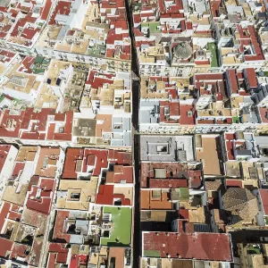 Streets and rooftops in the town of Cadiz Streets and rooftops in the town of Cadiz