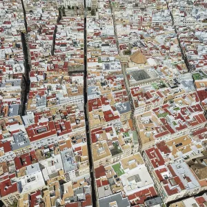 Streets and rooftops in the town of Cadiz Streets and rooftops in the town of Cadiz