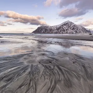 Structures in the sand, Skagsanden beach Structures in the sand, Skagsanden beach