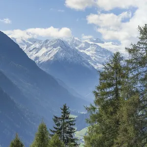 Stubai Glacier with Zuckerhutl Mountain