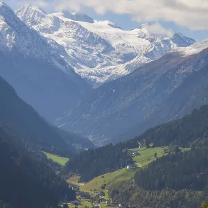 Stubai Glacier with Zuckerhutl Mountain